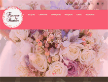 Tablet Screenshot of flowersbyburton.com